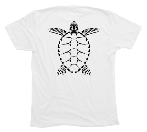 Loggerhead Sea Turtle T-Shirt Build-A-Shirt (Back / WH)