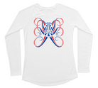 Octopus Red White and Blue Womens Swim Shirt