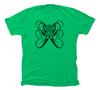 Tribal Octopus T-Shirt [Front or Back - Green / BL]