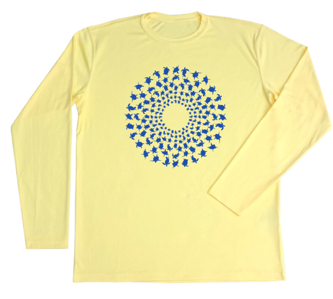Sea Turtle Mandala Performance Build-A-Shirt (Front / PY)