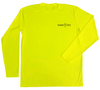Safety Yellow Long Sleeve UV Shirt - Front Side
