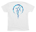Shark T-Shirt | Water Camo Shark Zen Symbol Short Sleeve Shirt