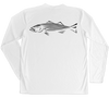 Striped Bass Performance Build-A-Shirt (Back / WH)