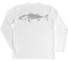 Striped Bass Performance Build-A-Shirt (Back / WH)