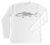 Striped Bass Performance Build-A-Shirt (Front / WH)