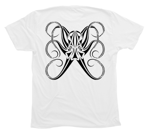 Octopus T-Shirt Build-A-Shirt (Back / WH)