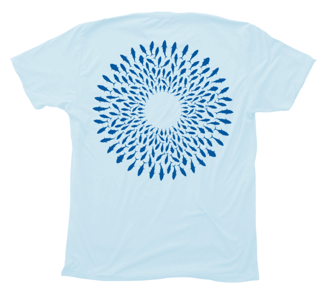Tuna Mandala T-Shirt - Light Blue