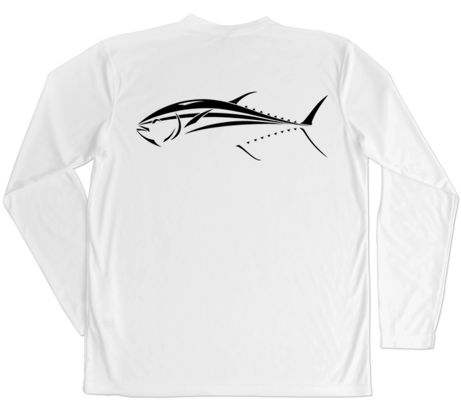 Bluefin Tuna Performance Build-A-Shirt (Back / WH)
