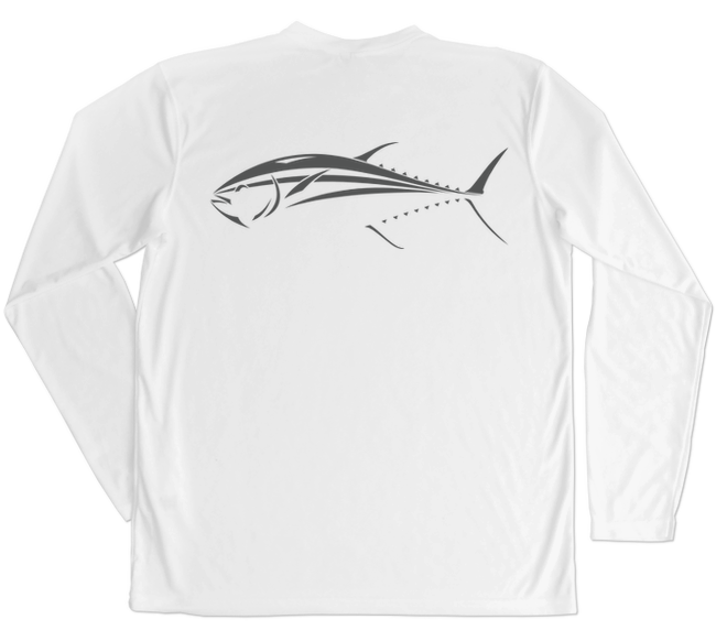 Bluefin Tuna Performance Build-A-Shirt (Back / WH)