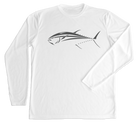 Bluefin Tuna Performance Build-A-Shirt (Front / WH)