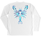 Men's Long Sleeve UV Water Camouflage Maine Lobster Swim Shirt