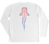 Whale Shark Red White and Blue Sun Shirt