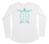 Sea Turtle Performance Build-A-Shirt (Women - Back / WH)