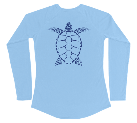 Sea Turtle Performance Build-A-Shirt (Women - Back / CB)