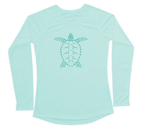 Sea Turtle Performance Build-A-Shirt (Women - Front / SG)