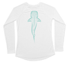 Whale Shark Performance Build-A-Shirt (Women - Back / WH)