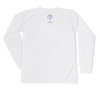Great White Shark Performance Shirt (Kids - American Flag)